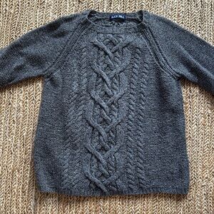 Alex Mill cable knit donegal wool sweater